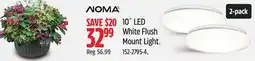 Canadian Tire NOMA 10˝ LED White Flush Mount Light offer