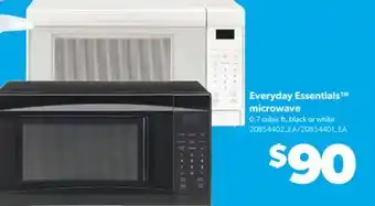 Real Canadian Superstore EVERYDAY ESSENTIALS MICROWAVE offer