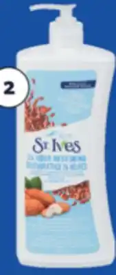 Real Canadian Superstore ST. IVES 24 HR RESTORING ALMOND & FLAXSEED OIL BODY LOTION, 600 mL offer