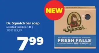 Real Canadian Superstore DR. SQUATCH BAR SOAP, 141 g offer