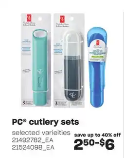 Loblaws PC CUTLERY SETS offer