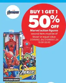 Real Canadian Superstore MARVEL ACTION FIGURES offer
