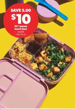 Real Canadian Superstore PC BENTO LUNCH BOX offer