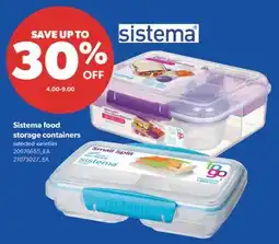 Real Canadian Superstore SISTEMA FOOD STORAGE CONTAINERS offer