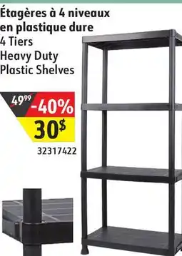 Sushi Shop 4 Tiers Heavy Duty Plastic Shelves offer