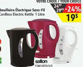 Hart Salton Cordless Electric Kettle offer