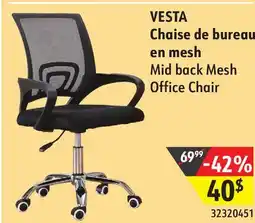 Sushi Shop VESTA Mid back Mesh Office Chair offer