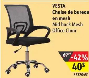 Hart VESTA Mid back Mesh Office Chair offer