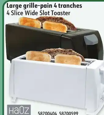 Hart 4 Slice Wide Slot Toaster offer