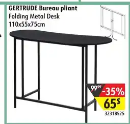 Sushi Shop Folding Metal Desk offer