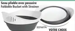 Sushi Shop Foldable Bucket with Strainer offer