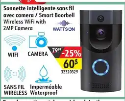 Sushi Shop Smart Boorbell Wireless WiFi with 2MP Camera offer