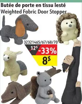 Sushi Shop Weighted Fabric Door Stopper offer