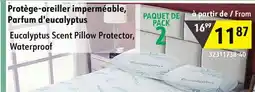 Sushi Shop Eucalyptus Scent Pillow Protector, Waterproof offer