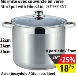 Sushi Shop Stockpot with Glass Lid offer