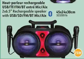 Hart 2x6.5 Rechargeable speaker offer