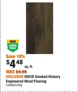 EXCLUSIVE HDC Smoked Hickory Engineered Wood Flooring