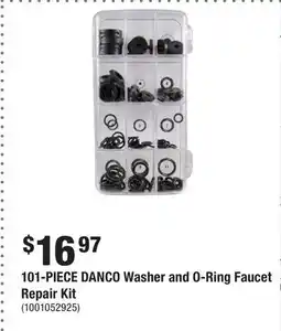 Home Depot 101-PIECE DANCO Washer and O-Ring Faucet Repair Kit offer