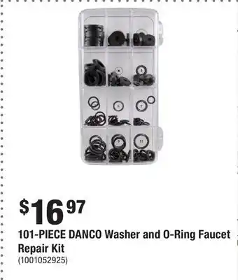 Home Depot 101-PIECE DANCO Washer and O-Ring Faucet Repair Kit offer