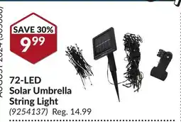 Princess Auto 72-LED Solar Umbrella String Light offer