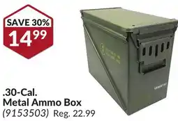 Princess Auto 30-Cal. Metal Ammo Box offer