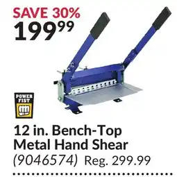 Princess Auto 12 in. Bench-Top Metal Hand Shear offer