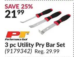 Princess Auto 3 pc Utility Pry Bar Set offer