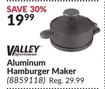 Princess Auto Aluminum Hamburger Maker offer