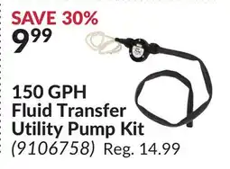 Princess Auto 150 GPH Fluid Transfer Utility Pump Kit offer