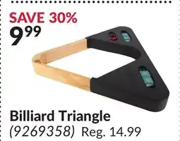Princess Auto Billiard Triangle offer
