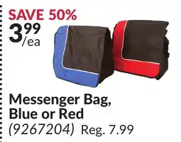 Princess Auto Messenger Bag, Blue or Red offer