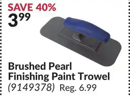 Princess Auto Brushed Pearl Finishing Paint Trowel offer