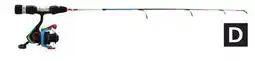 Princess Auto 27 in. Blackout Ice Fishing Rod/ Reel Combos offer