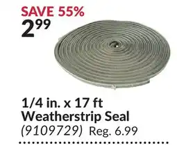 Princess Auto 1/4 in. x 17 ft Weatherstrip Seal offer