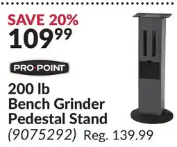 Princess Auto 200 lb Bench Grinder Pedestal Stand offer