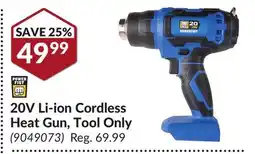 Princess Auto 20V Li-ion Cordless Heat Gun, Tool Only offer