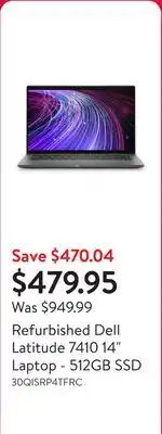 Walmart Refurbished Dell Latitude 7410 14 Laptop - 512GB SSD offer