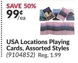 Princess Auto USA Locations Playing Cards, Assorted Styles offer