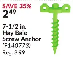 Princess Auto 7-1/2 in. Hay Bale Screw Anchor offer