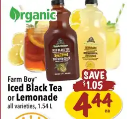 Farm Boy Farm Boy Iced Black Tea or Lemonade offer