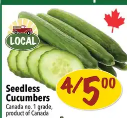 Farm Boy Seedless Cucumbers offer