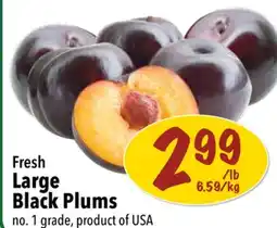 Farm Boy Fresh Large Black Plums offer