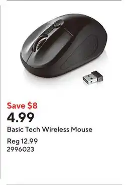 Staples Basic Tech Wireless Mouse offer
