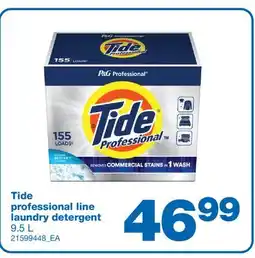 Wholesale Club TIDE PROFESSIONAL LINE LAUNDRY DETERGENT, 9.5 L offer