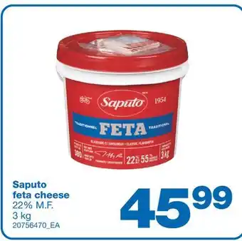 Wholesale Club FETA CHEESE 22% M.F. 3 kg offer