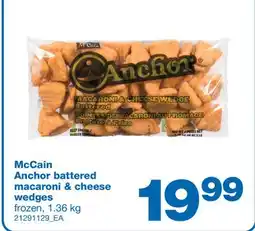 Wholesale Club ANCHOR BATTERED MACARONI & CHEESE WEDGES, 1.36 KG offer