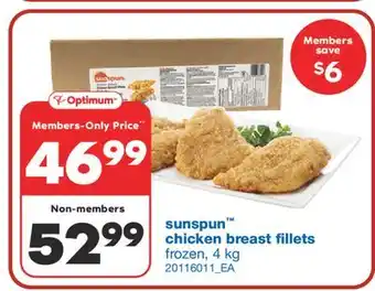 Wholesale Club CHICKEN BREAST FILLETS, 4 KG offer