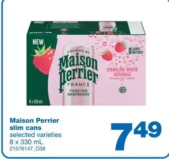 Wholesale Club MAISON PERRIER SLIM CANS, 8 X 330 ML offer