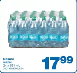Wholesale Club DASANI WATER, 24 x 591 mL offer