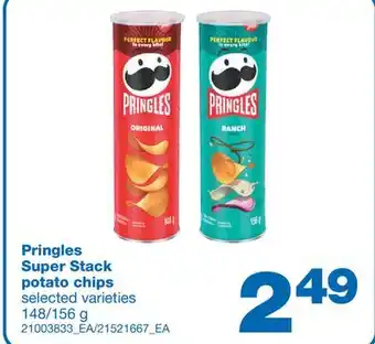 Wholesale Club SUPER STACK POTATO CHIPS, 148/156 G offer